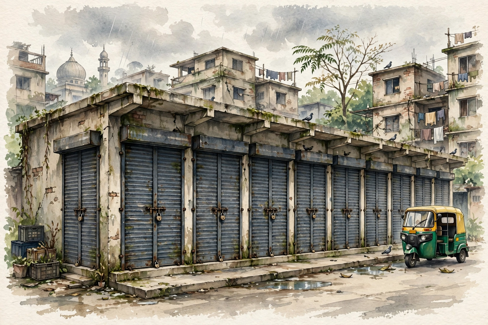 ঢাকার শান্তিনগরে কর্ণফুলী গার্ডেন সিটি শপিং কমপ্লেক্সের প্রতীকী চিত্র